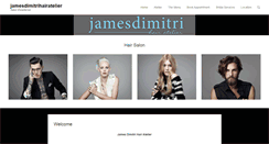 Desktop Screenshot of jamesdimitrihairatelier.com