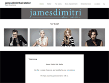 Tablet Screenshot of jamesdimitrihairatelier.com